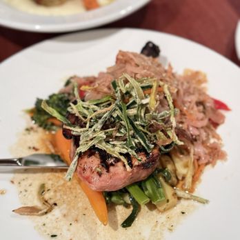 Cork and Cap Restaurant signature dishes Meatloaf with Three Cheese MacaroniRosemary Roasted ChickenChicken & Waffle Soup